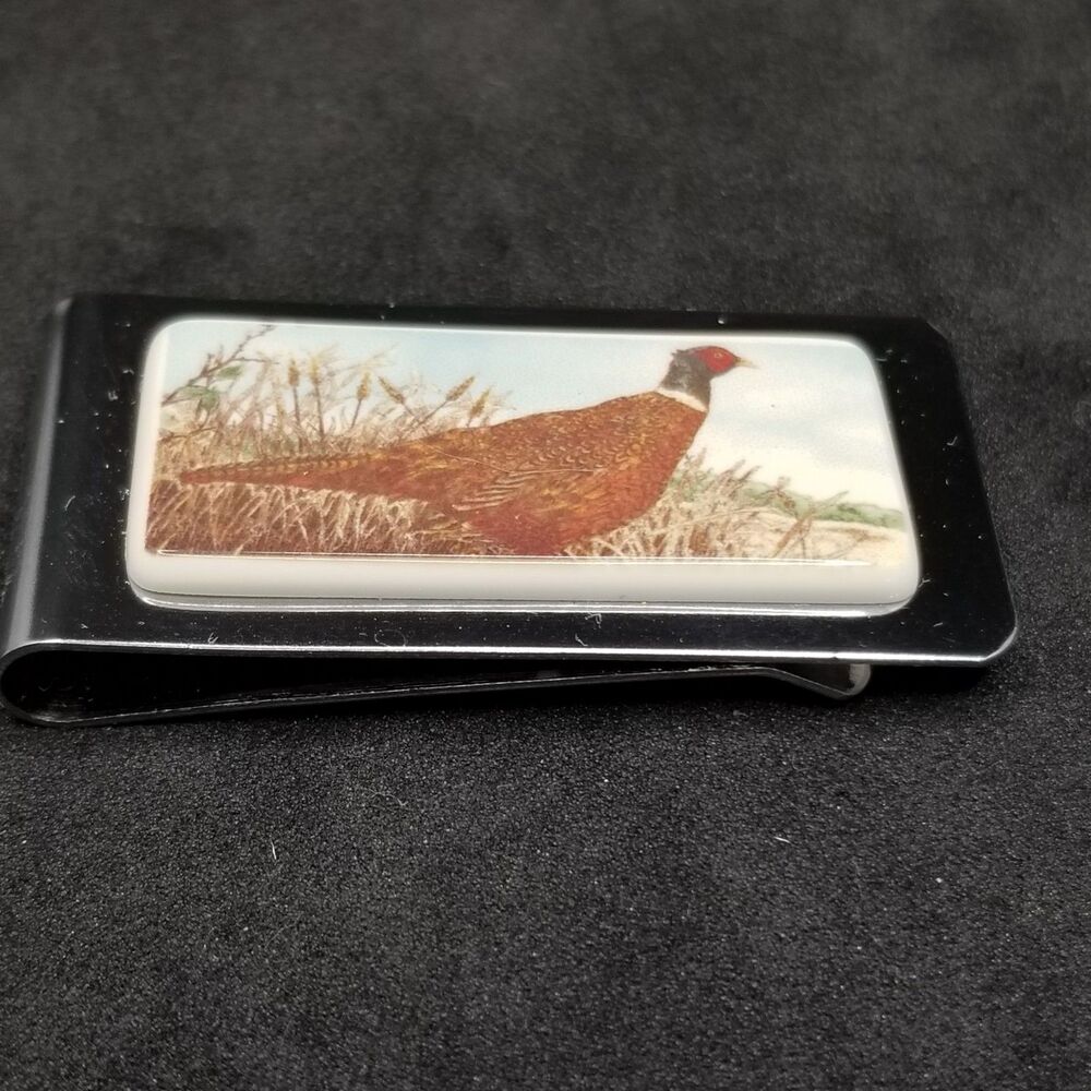 Barlow pheasant money clip